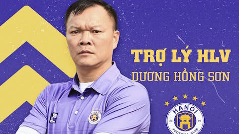 Dương Hồng Sơn được bổ nhiệm vào ban huấn luyện Hà Nội FC